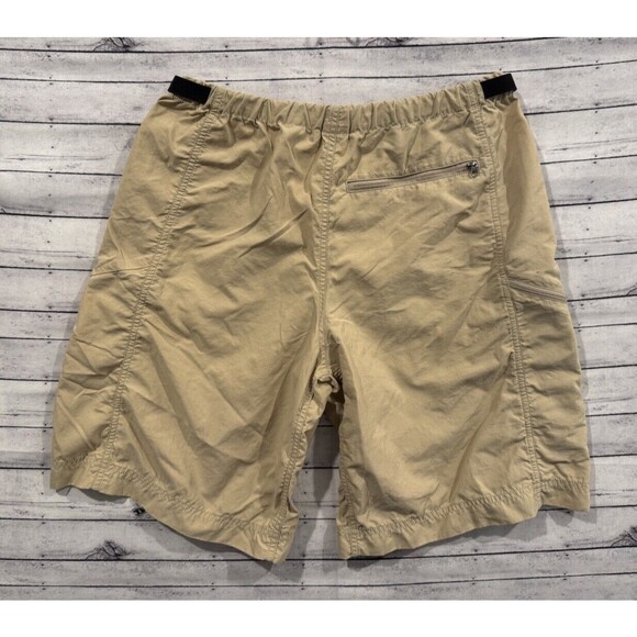 Patagonia Mens Hiking Short Sz M Khaki Tan Belted Hiking Outdoor 10" Inseam - Picture 11 of 16